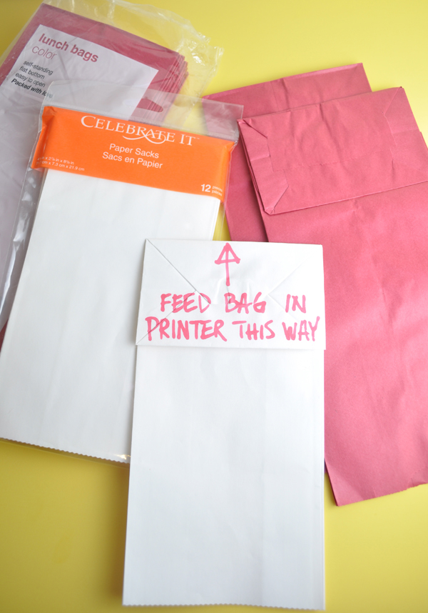 print on paper bag instructions