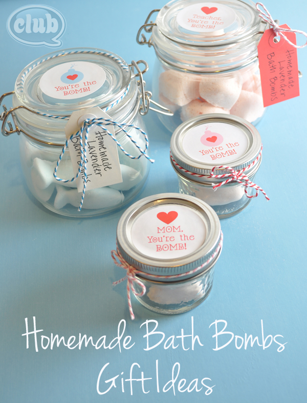 Homemade Bath Bomb gift ideas