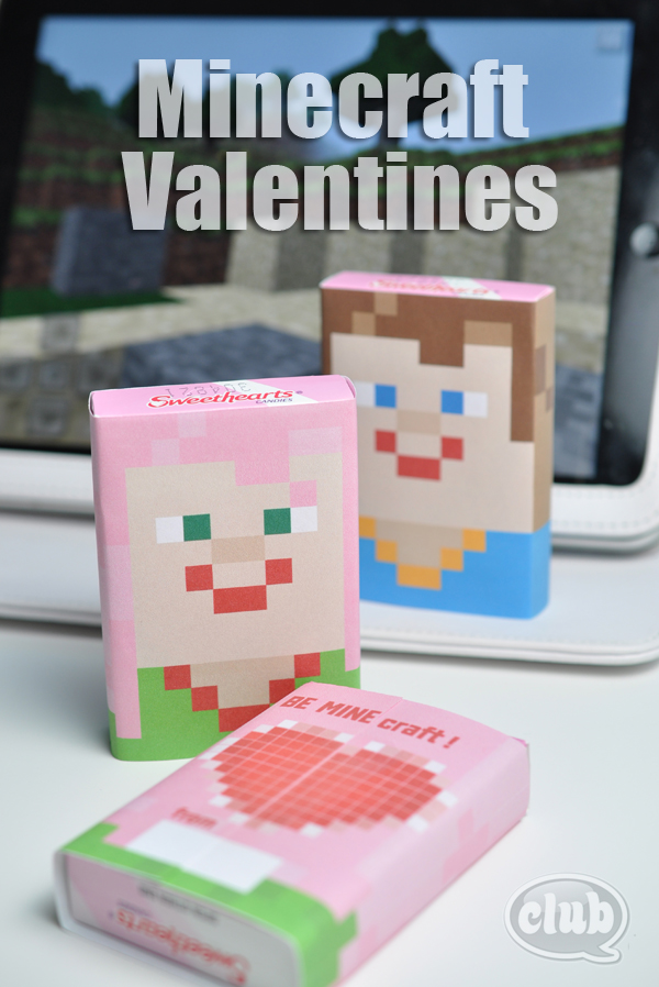 Minecraft Smarties Printable Wrapper