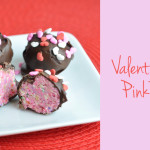 Valentines Day pink truffles feature