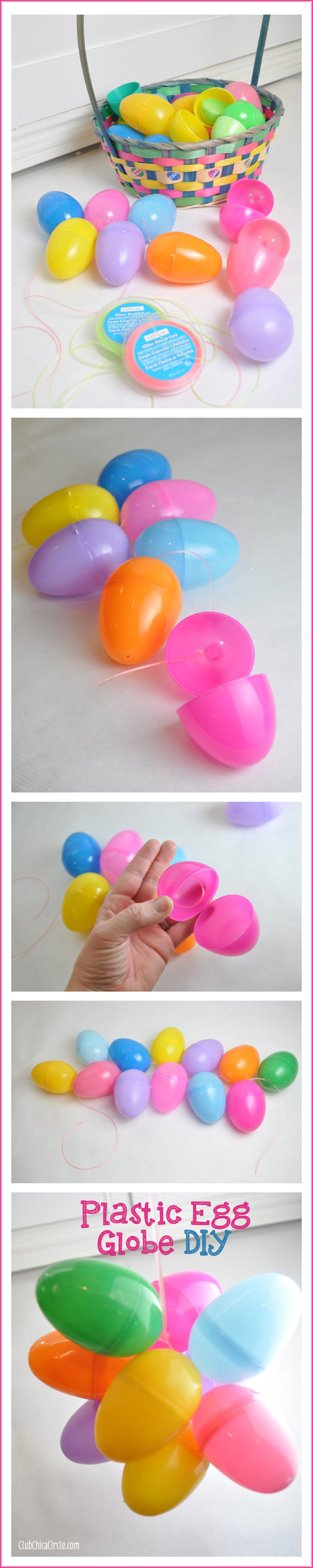 plastic easter egg crafts