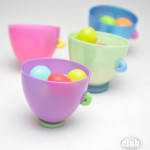 Plastic egg craft idea for kids