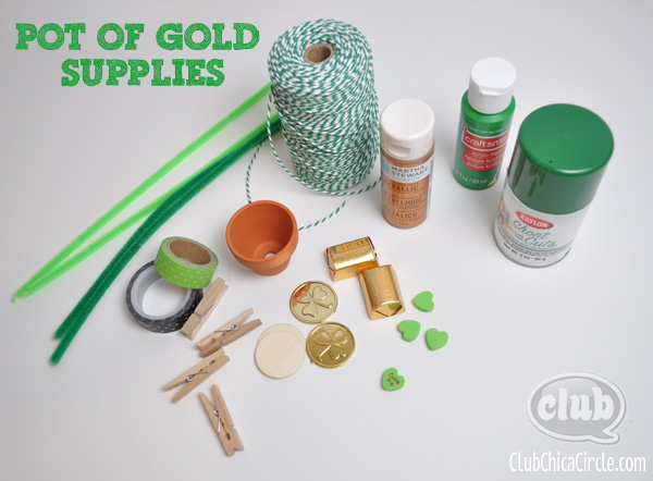 Pot of Gold craft supplies 2