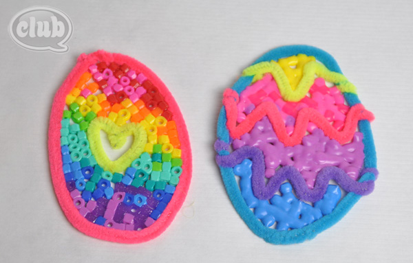 Spring Crafts for Kids - Fuse Beads or Perler Beads Valentine