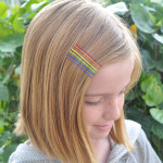 tween with rainbow bobby pins @clubchicacircle
