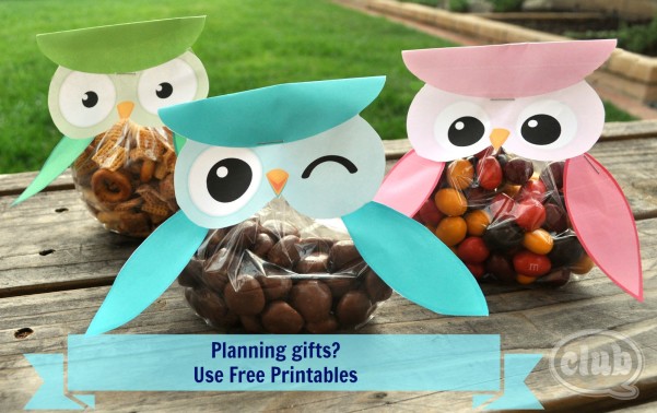 Owl Treat Bag Printable