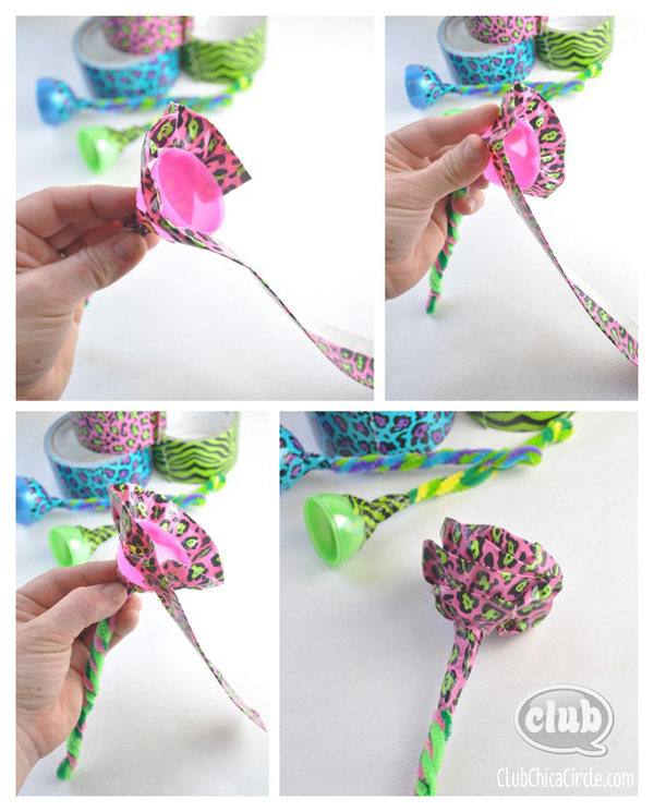 Duck Tape Rose Bouquet DIY  Club Chica Circle - where crafty is contagious