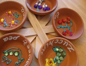 The Crafty Classroom Clay Saucer Garden Markers