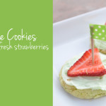 Key Lime cookies with Fresh Strawberries feature