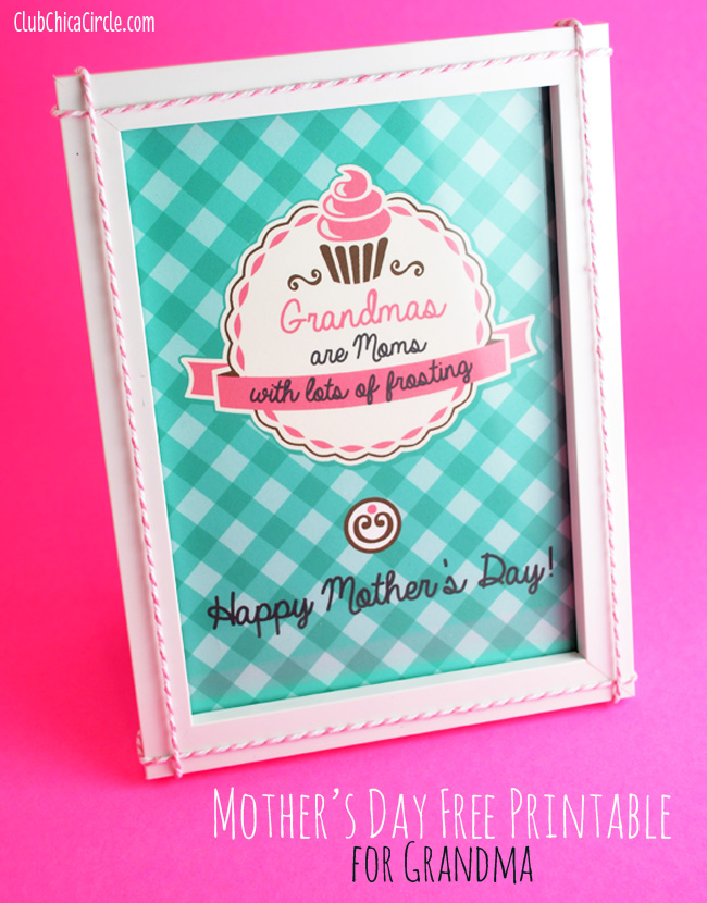 Cute Mother's Day Gift Idea and Printables! 