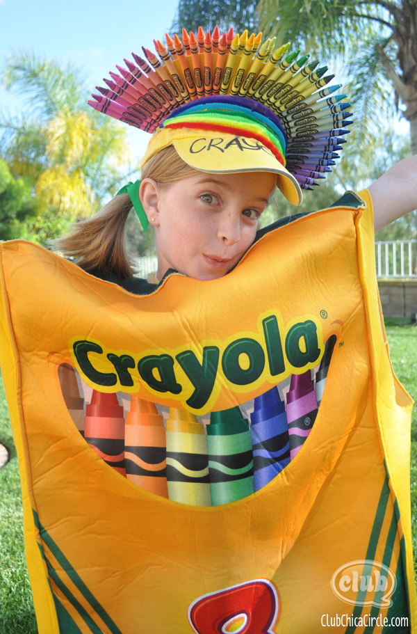 Crayon deals costume diy