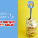Beer pancakes with bacon for father’s day feature
