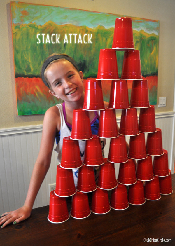 Stack Attack Minute To Win It Challenge for KIDS