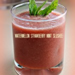 Watermelon Strawberry Mint Slushee