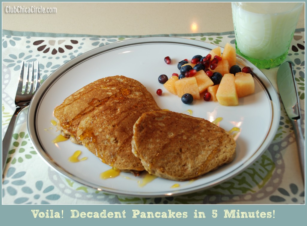 Decadent Pancakes in 5 Minutes