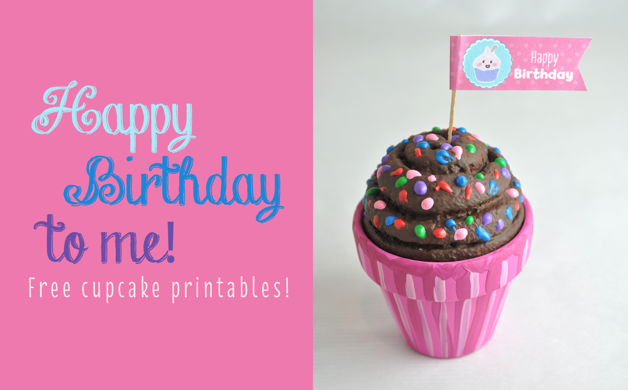 Free Printable Cupcake Toppers and More Party Printables  Cupcake toppers  free, Printable cupcake toppers birthday, Cupcake toppers printable