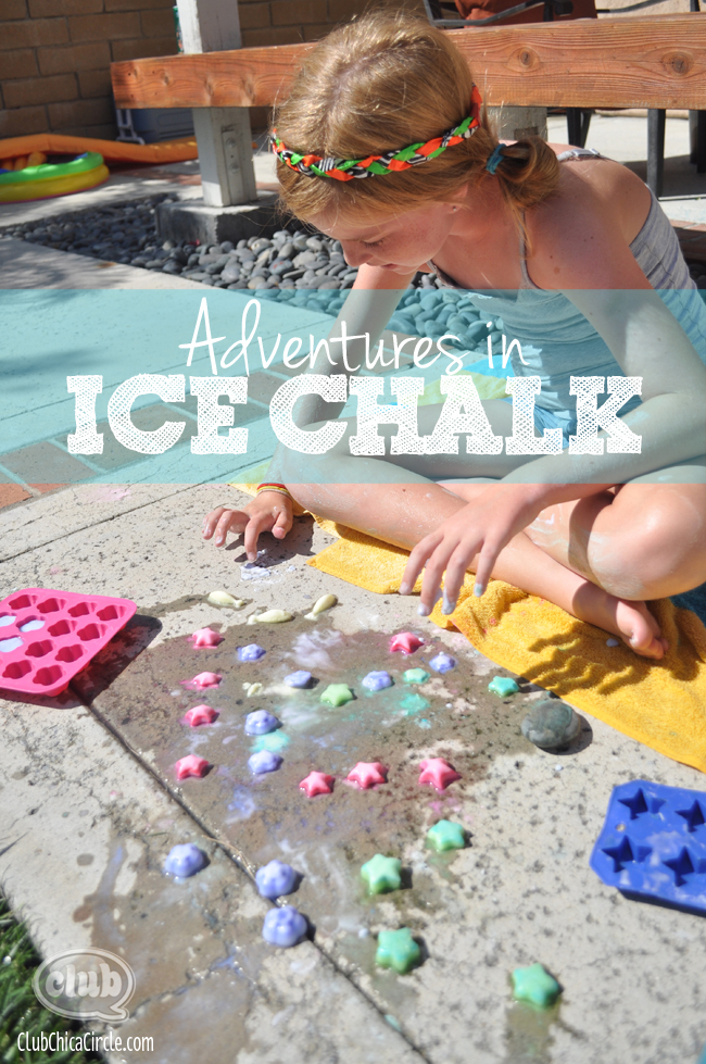 ice chalk craft idea for kidsn @clubchicacircle