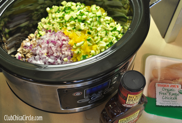 one pot slow cooker BBQ chicken recipe