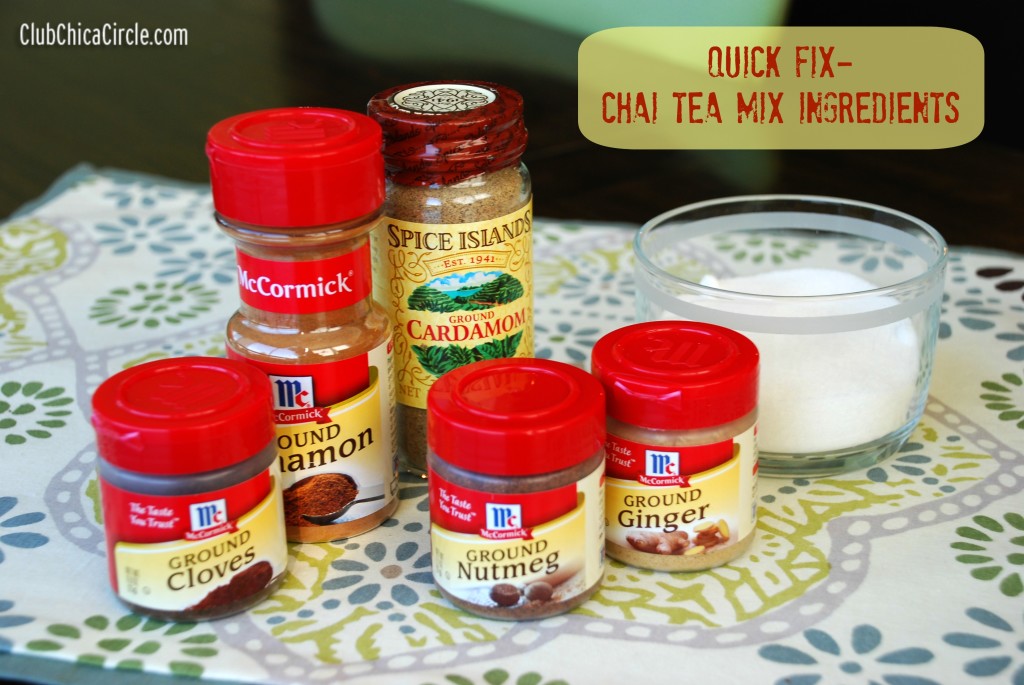 Chai Tea Mix Ingredients