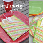 Decorative picnic backyard party utensil holder craft @clubchicacircle