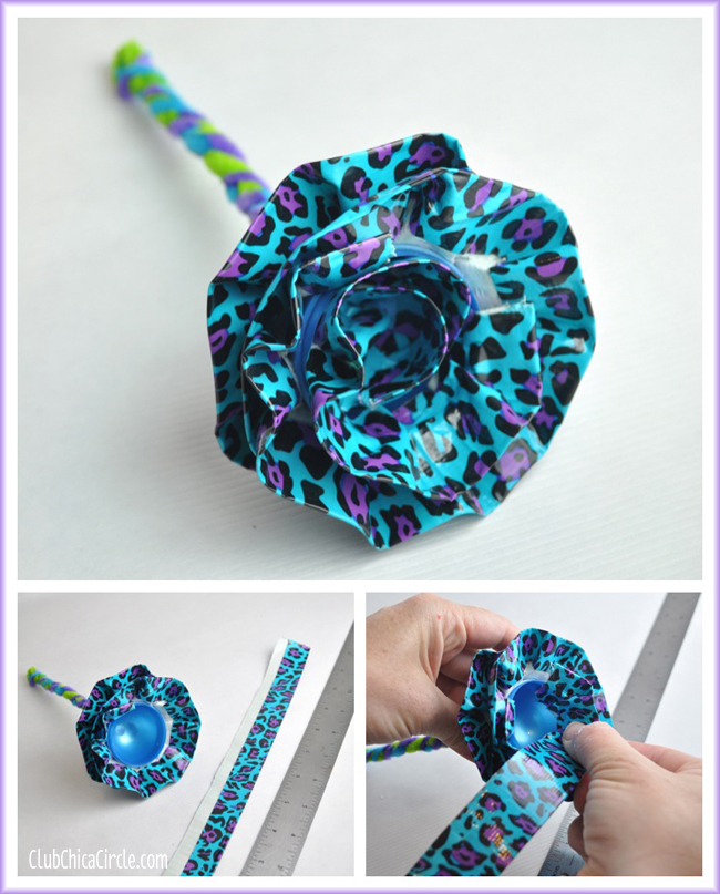 Duck Tape Rose Bouquet DIY  Club Chica Circle - where crafty is contagious