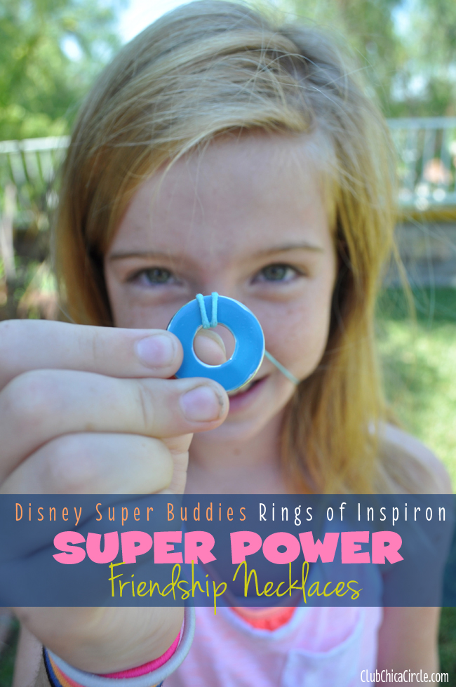 Rings of Inspiron BFF necklace craft for tween girl