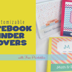 Customizable Notebook Covers with Free Printables feature