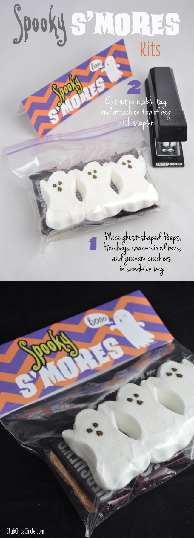 How to make Spooky S'more Kits @clubchicacircle
