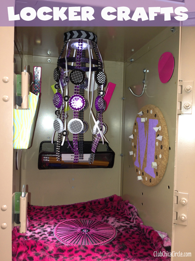 Tween Locker Craft Ideas, How To Make A Mini Chandelier For Your Lockers