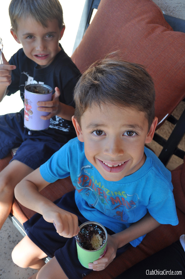 cake in a can surprise treat for kids