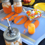Boo Stenciled Halloween Party Tray