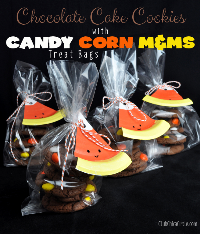 Candy Corn Cookie Gift Bags and Craft Idea Tutorial