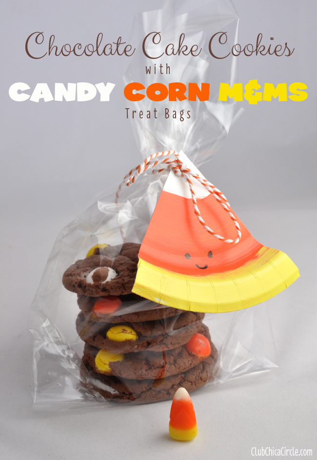 Candy Corn gift tags and cookie treats @clubchicacircle
