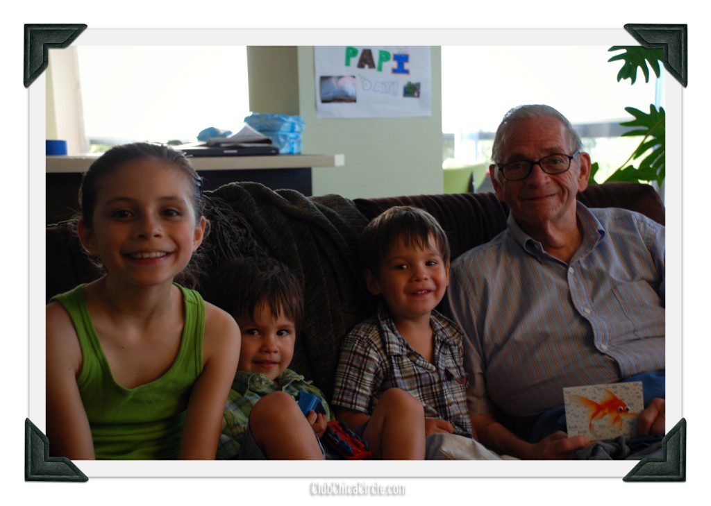 Grandpa with the Kids