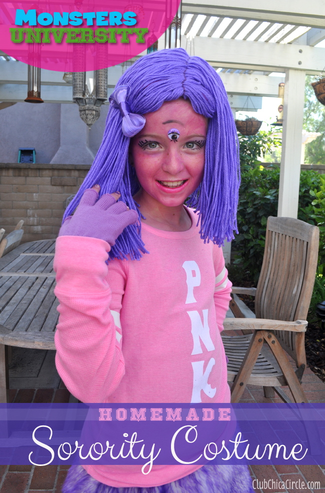 Monsters U sorority homemade costume DIY