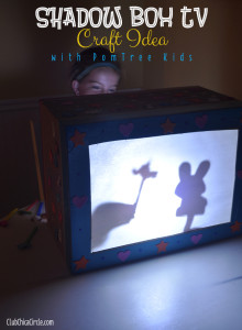 Shadow Box TV Craft Idea with PomTree Kids | Club Chica Circle - where ...