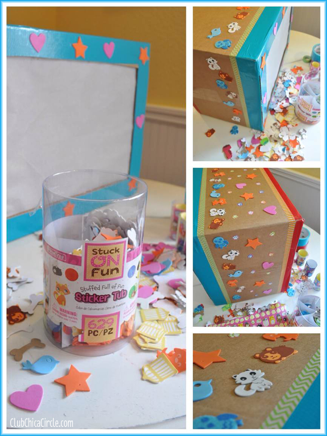 Shadow Box TV Craft Idea with PomTree Kids  Club Chica Circle - where  crafty is contagious