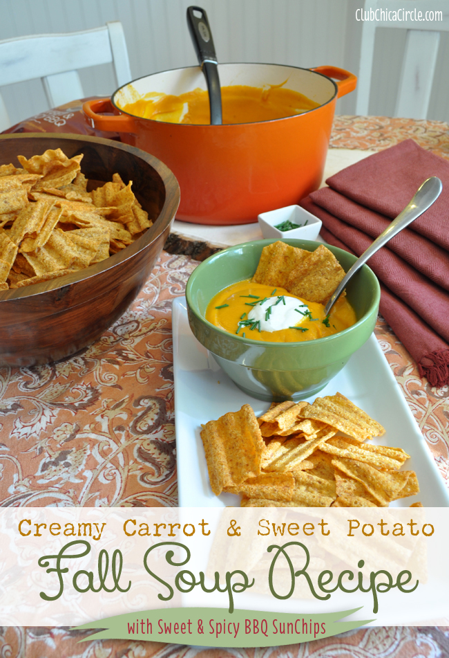 Creamy Carrot and Sweet Potato Soup Recipe copy