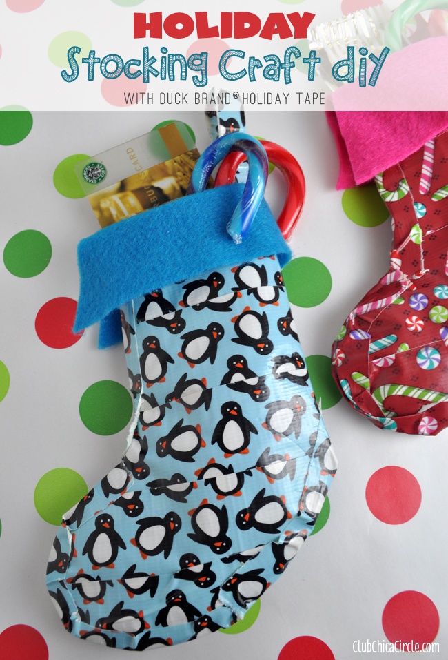 Duck Brand® Tape Holiday Stocking Gift Idea