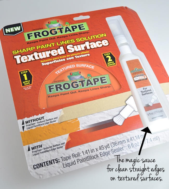 Holiday Gift Box Concrete Block Craft with FrogTape® Club Chica