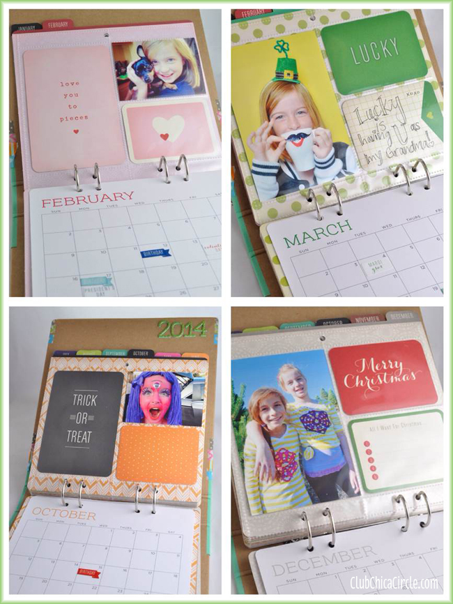 Michaels Recollection Calendar Kit Examples @clubchicacircle