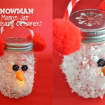 Snowman Mason Jar Luminary Ornament and DecoArt Giveaway