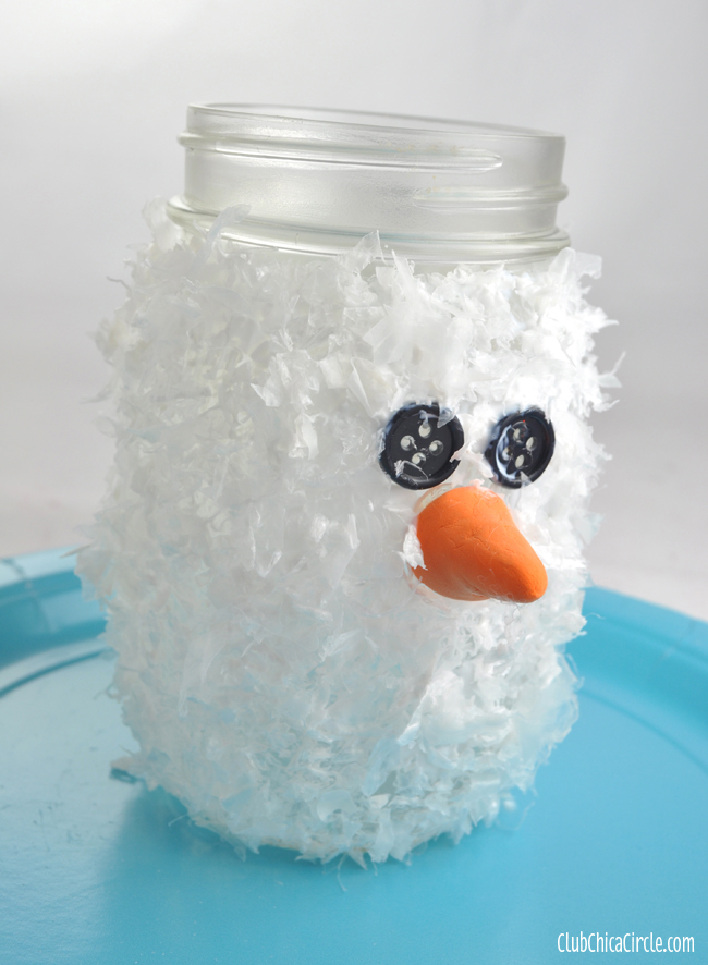 Snowflake Jar Luminaries - Creative Ramblings