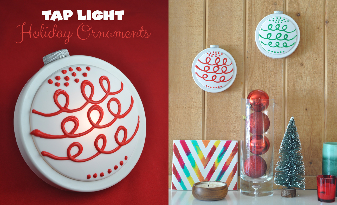 Tap Light Holiday Ornaments for Holiday home decor