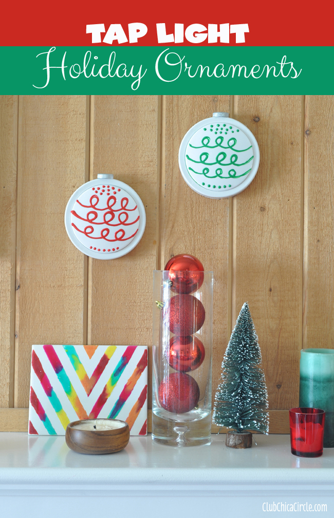 Tap wall light holiday ornaments @clubchicacircle