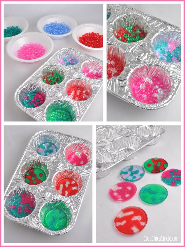 Melted Bead Ornaments DIY  Club Chica Circle - where crafty is contagious