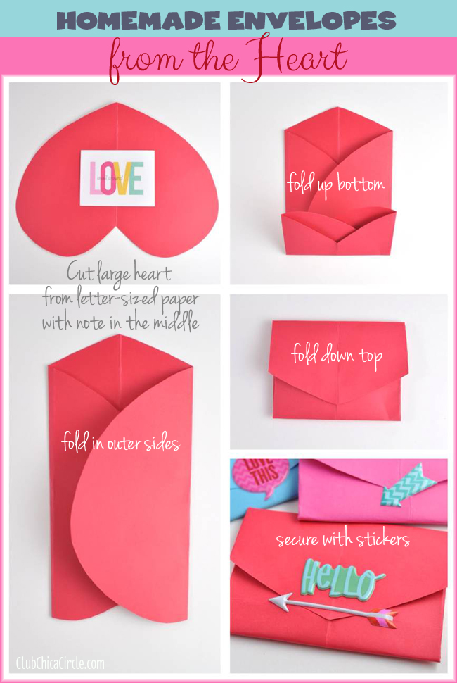 Origami Secret Heart Message Instructions