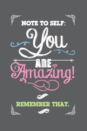 You are amazing inspirational printable