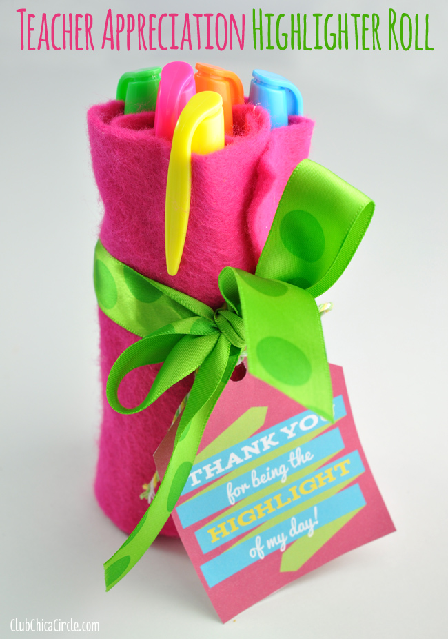 Teacher Appreciation Ribbon Craft