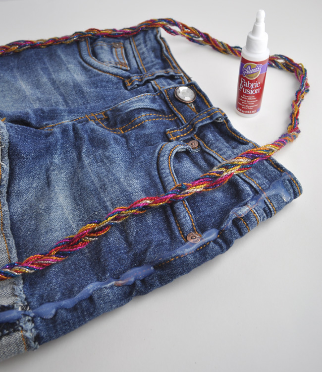 Use This Simple Jean Shorts DIY to Upcycle an Old Pair of Denim - Brightly